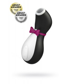 ВАКУУМ-ВОЛНОВОЙ БЕСКОНТАКТНЫЙ СТИМУЛЯТОР КЛИТОРА SATISFYER PRO PENGUIN NG, ABS ПЛАСТИК+СИЛИКОН, ЧЕРН, арт J2018-8N