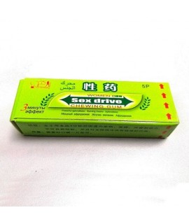 Возбуждающая жвачка женская Секс Драйв Sex Drive, 5 шт в упаковке, арт 05-7