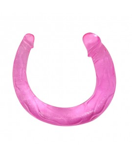 ДВОЙНОЙ ФАЛЛОИМИТАТОР, розовый, арт BI-040060