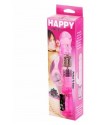 БРАК! Скидка 50%Вращающийся вибратор Хай-тек Happy Angel розовый, арт BW-037017