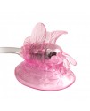 Вагинальный вибростимулятор с эффектом вакуума Butterfly Clitoral Pump, арт BI-010125R