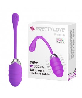 Виброяйцо силикон Franklin 19.1 см, фиолетовый, арт BI-014656-1