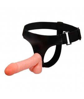 Реалистичный страпон с мошонкой и с удобными трусиками, арт BW-022011