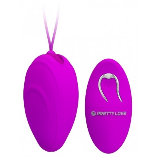 Pretty love Виброяйцо c силиконовым чехлом и пультом ДУ пластик/силикон Hyper Egg 7.4 см, арт BI-014362W-11