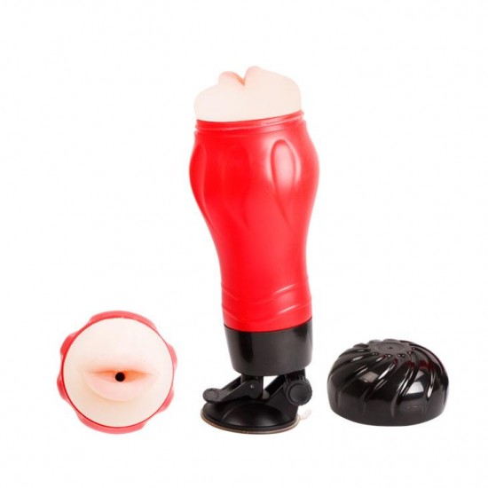 Мастурбатор-губки с присоской «Flora», Baile BM-00900T47N-2