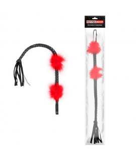 ПЛЁТКА L ручки 190 мм, L хвоста 470 мм, цвет чёрный/красный арт. NTB-80529