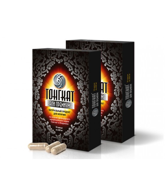Тонгкат али премиум капсулы 0,65г 10 шт., арт 05-1