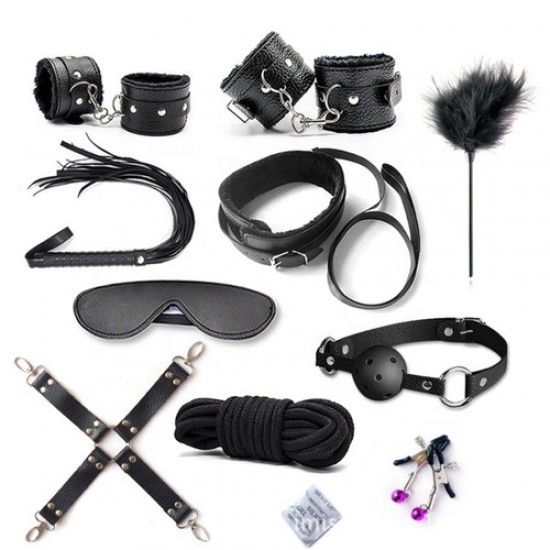 КОМПЛЕКТ MISTRESS BONDAGE KIT ЧЁРНЫЙ, арт BD-333 (9 наименований)