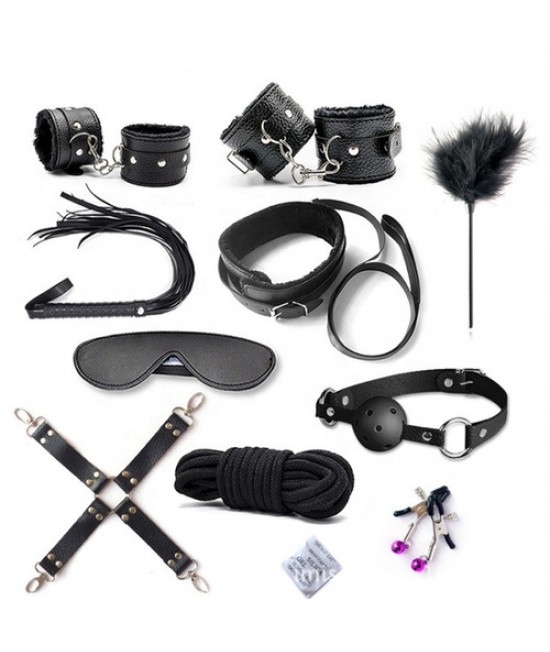 КОМПЛЕКТ MISTRESS BONDAGE KIT ЧЁРНЫЙ, арт BD-333 (9 наименований)