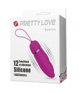 Виброяйцо, «Edwina»  Pretty Love, цвет фуксия