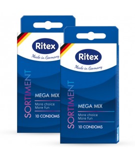 ПРЕЗЕРВАТИВЫ "RITEX SORTIMENT № 10" (АССОРТИ), 10 штук