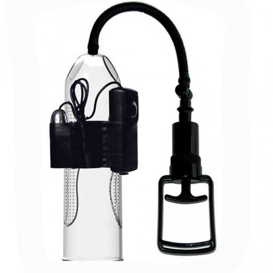 Вакуумная помпа с вибрацией на пульте Alexander PRETTY LOVE, прозрачная