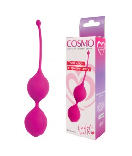 ШАРИКИ ВАГИНАЛЬНЫЕ цвет ярко-розовый D 30 мм арт. CSM-23008-16