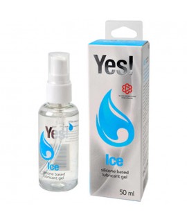 ГЕЛЬ-СМАЗКА СИЛИКОНОВЫЙ "YES ICE" с маслами мяты, шалфея и розмарина, 50 мл, арт. 4703
