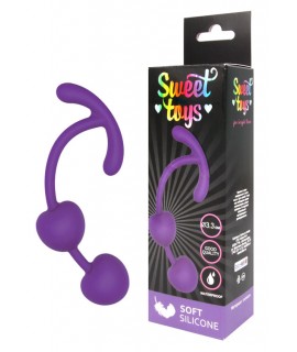 ШАРИКИ ВАГИНАЛЬНЫЕ D 33 мм, вес 70 г, цвет фиолетовый арт. ST-40135-5