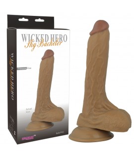 ФАЛЛОИМИТАТОР РЕАЛИСТИК "SHY BACHELOR" L 155 мм D 38 мм арт. EK-1603-BRW