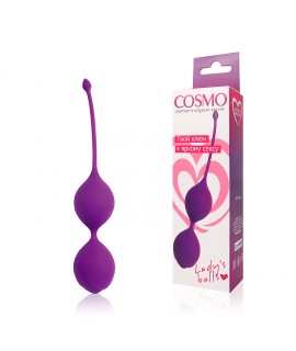 ШАРИКИ ВАГИНАЛЬНЫЕ цвет фиолетовый D 30 мм арт. CSM-23008