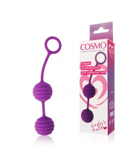 ШАРИКИ ВАГИНАЛЬНЫЕ цвет фиолетовый, D 31 мм арт. CSM-23033