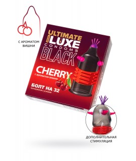 ПРЕЗЕРВАТИВЫ LUXE, BLACK ULTIMATE, «БОЛТ НА 32», ВИШНЯ, 18 СМ, 5,2 СМ, 1 ШТ., арт. 742/1