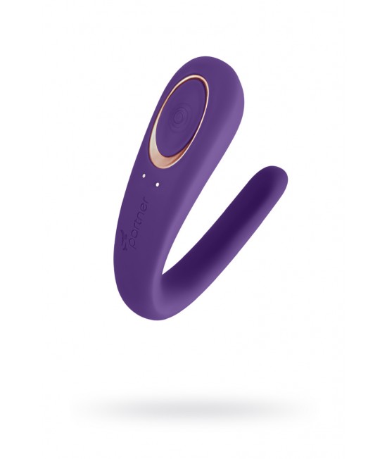 МНОГОФУНКЦИОНАЛЬНЫЙ СТИМУЛЯТОР ДЛЯ ПАР SATISFYER PARTNER TOY, СИЛИКОН, ФИОЛЕТОВЫЙ, 18,5СМ, арт J2008-2