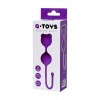ВАГИНАЛЬНЫЕ ШАРИКИ A-TOYS BY TOYFA, СИЛИКОН, ФИОЛЕТОВЫЕ, Ø 2,7 СМ, арт 764013
