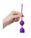 ВАГИНАЛЬНЫЕ ШАРИКИ A-TOYS BY TOYFA, СИЛИКОН, ФИОЛЕТОВЫЕ, Ø 2,7 СМ, арт 764013