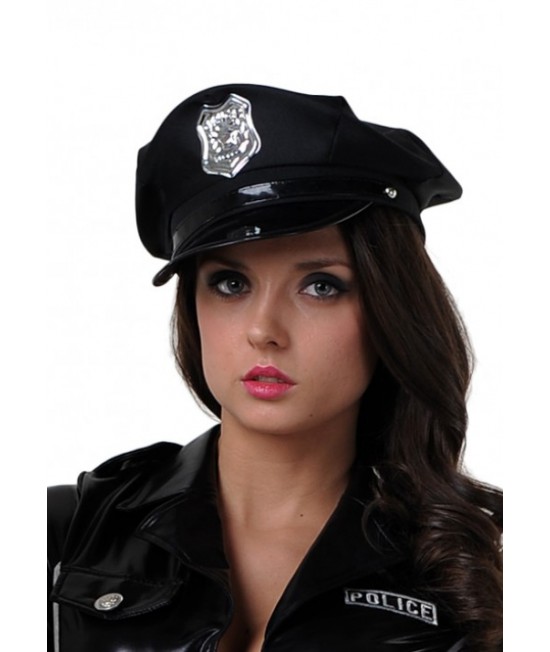 ФУРАЖКА ПОЛИЦЕЙСКОГО ЧЕРНАЯ, арт 2502