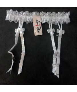 Пояс для чулок, белый, арт 1414-3