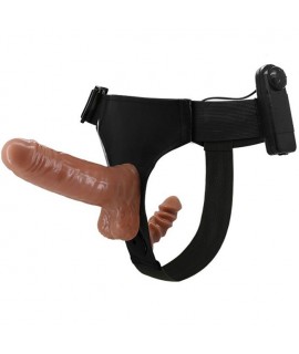 Страпон на трусиках с вагинальной пробкой с вибрацией Ultra Passionate Harness, арт BW-022066Z