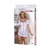 КОСТЮМ МЕДСЕСТРЫ CANDY GIRL ANGEL (ПЛАТЬЕ, СТРИНГИ, ГОЛОВНОЙ УБОР, СТЕТОСКОП), БЕЛЫЙ, XL, арт 841012-WHT-XL