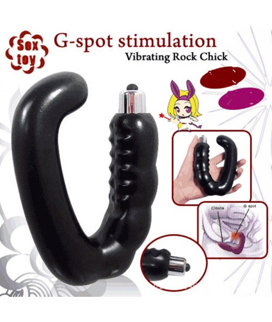 Вибромассажер простаты или клитора и точки G, арт BI-040006