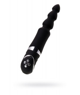 АНАЛЬНЫЙ ВИБРОСТИМУЛЯТОР EROTIST, СИЛИКОН, ЧЕРНЫЙ, 20,7 СМ, арт 541309