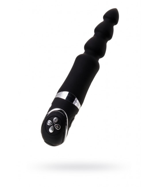АНАЛЬНЫЙ ВИБРОСТИМУЛЯТОР EROTIST, СИЛИКОН, ЧЕРНЫЙ, 20,7 СМ, арт 541309