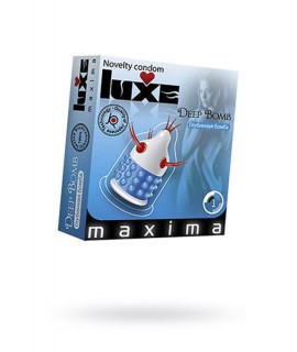 ПРЕЗЕРВАТИВЫ LUXE MAXIMA ГЛУБИННАЯ БОМБА №1, арт 616/1