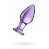 АНАЛЬНАЯ ВТУЛКА SEXUS GLASS, СТЕКЛО, ФИОЛЕТОВАЯ, 10 СМ, Ø 4 СМ, арт. 912014