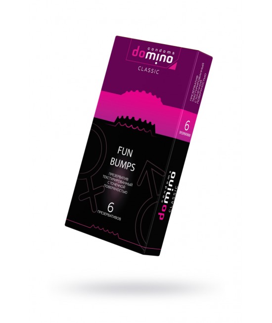 ПРЕЗЕРВАТИВЫ LUXE DOMINO HARMONY ТЕКСТУРИРОВАННЫЙ 6 ШТ. В УПАКОВКЕ