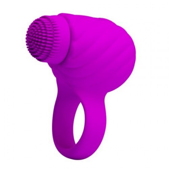 Эрекционное колечко от Pretty Love Florence со щеточкой, арт Bi-014410