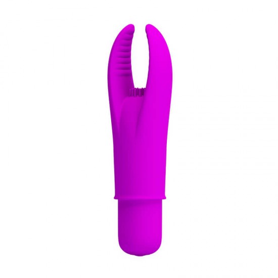 Минивибратор PrettyLove Heddy,  цвет фиолетовый, арт  bi-014599