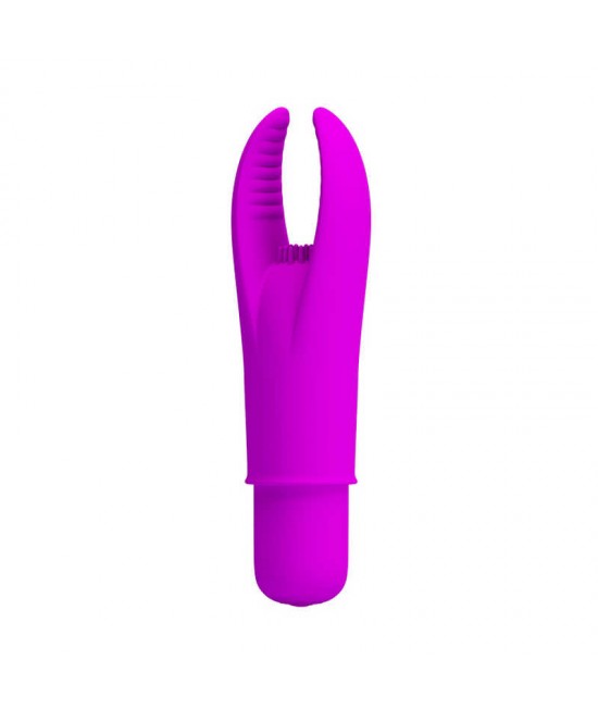 Минивибратор PrettyLove Heddy,  цвет фиолетовый, арт  bi-014599