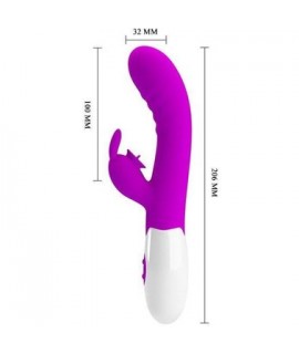 Вибромассажер серии Pretty Love - CERBERUS RABBIT VIBRATOR, BI-014795