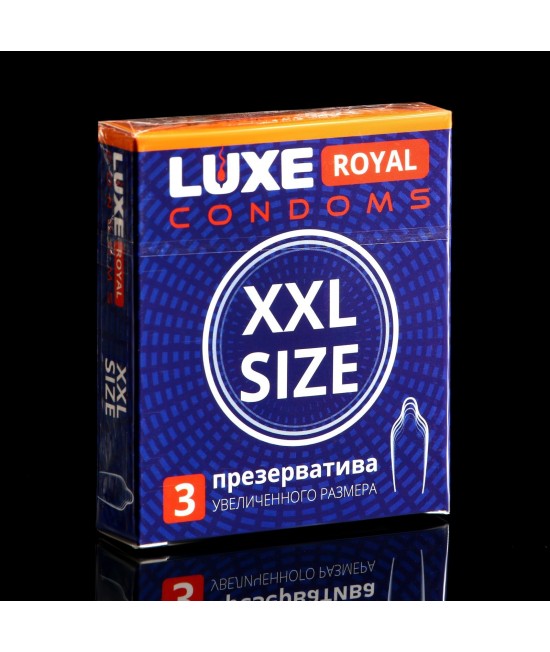 Презервативы LUXE ROYAL XXL Size, 3 шт., арт 740/1