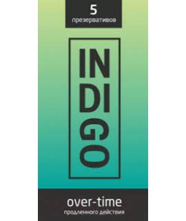 Презервативы INDIGO Over-time, 5 шт, гладкие продлевающие, арт. 4815377000043