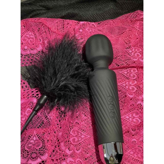 Вибромассажер Kissex в виде микрофона, цвет: Черный, арт. M-5555