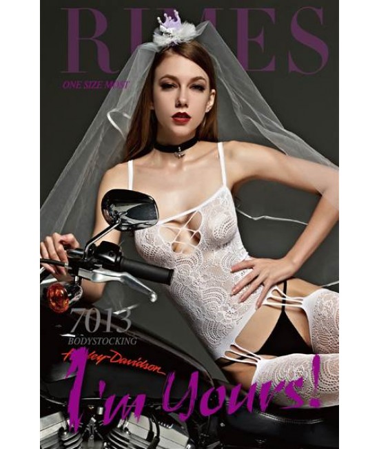 Бодистокинг, белый, ONE SIZE, арт. 7103