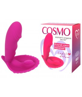 ВИБРОМАССАЖЁР 8 режимов вибрации, L 100 мм D 33 мм, цвет розовый арт. CSM-23104