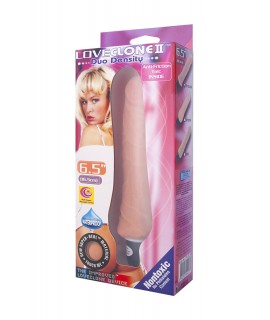 РЕАЛИСТИЧНЫЙ ВИБРАТОР TONGA DUO DENSITY,  МУЛЬТИСКОРОСТНОЙ, 16,5 СМ