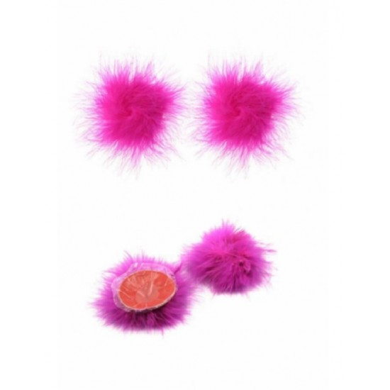 Пэстисы с розовым пухом 