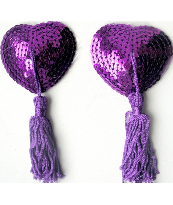 Пэстисы фиолетовые, (текстиль)