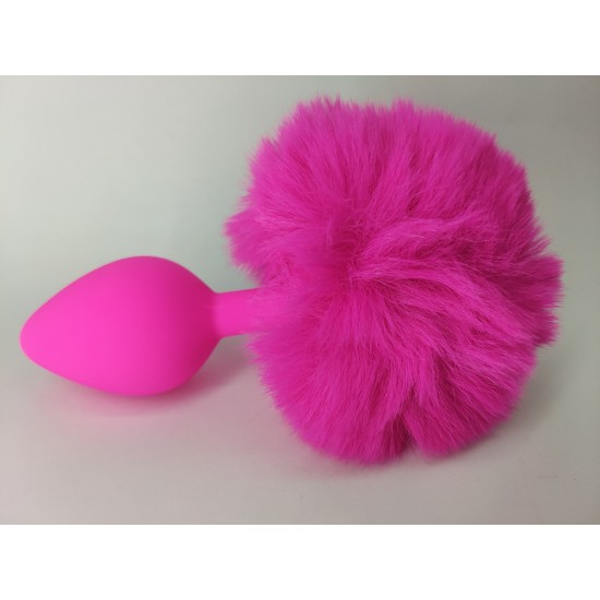 Анальная втулка с маленьким хвостиком в ассортименте 