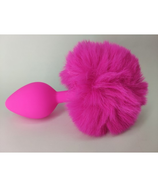 Анальная втулка с маленьким хвостиком в ассортименте 